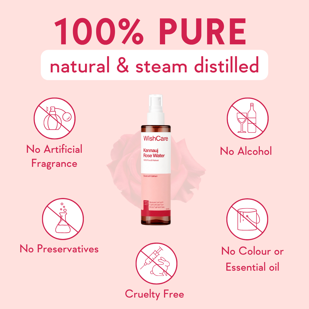 Pure & Natural Kannauj Rose Water - 200 ml