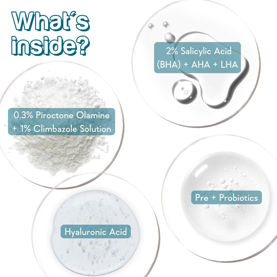 major ingredient lists of the best recommended shampoo for dandruff