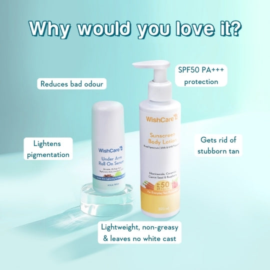 reasons customers are loving the body care products to prevent tanning and fading pigmentation