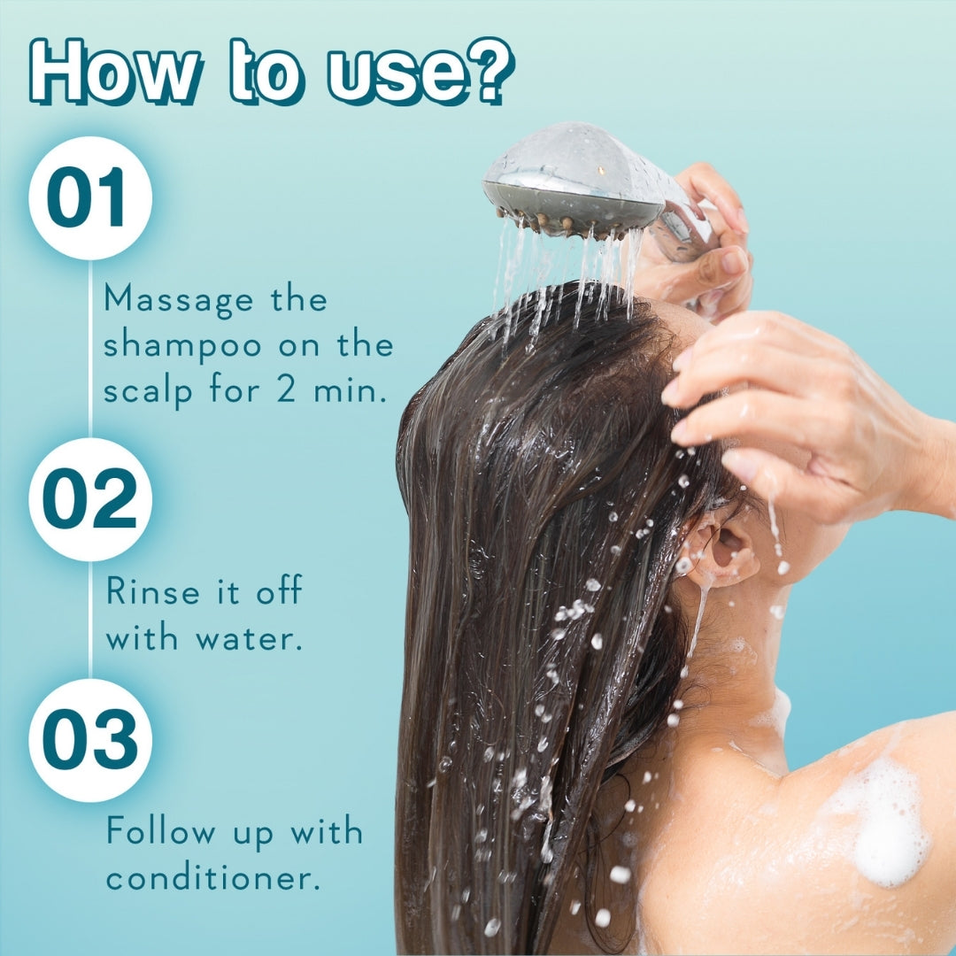 how to use the salicylic acid shampoo and conditioner for flaky scalp