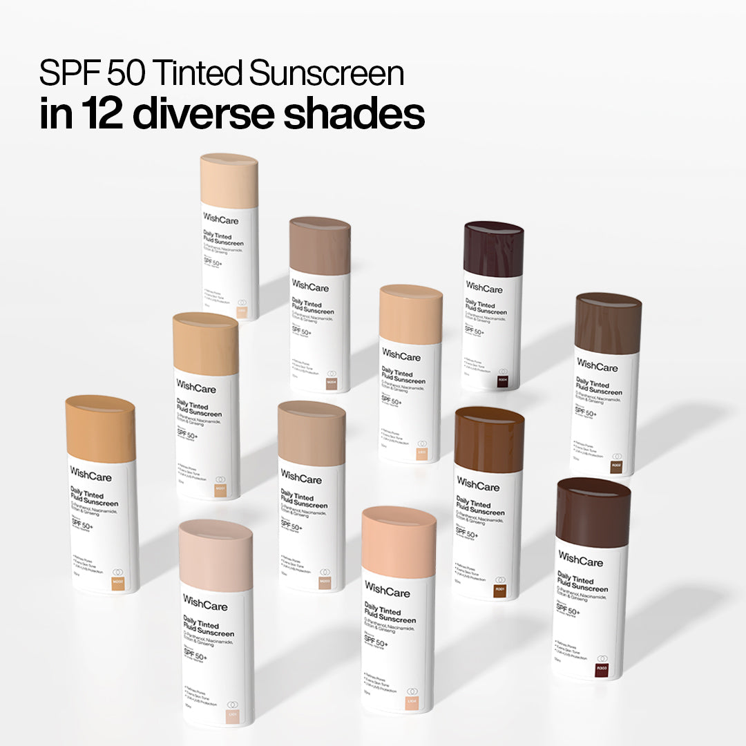 12 Facts about WishCare Daily Tinted Fluid Sunscreen