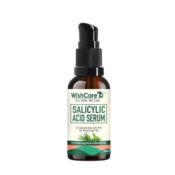 salicylic acid face serum with zinc tea tree and green tea