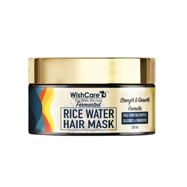 fermented rice water hair mask to control dryness and frizziness