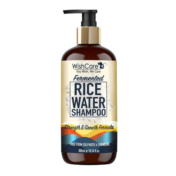 fermented rice water shampoo for strength and growth