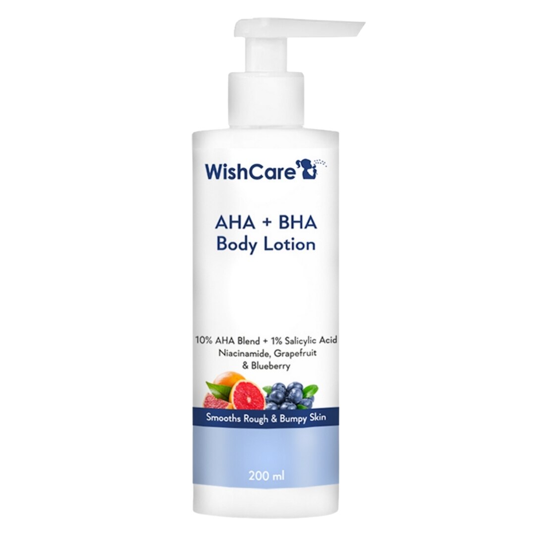 WishCare 10% AHA + 1% BHA – Glycolic + Lactic Acid Body Lotion