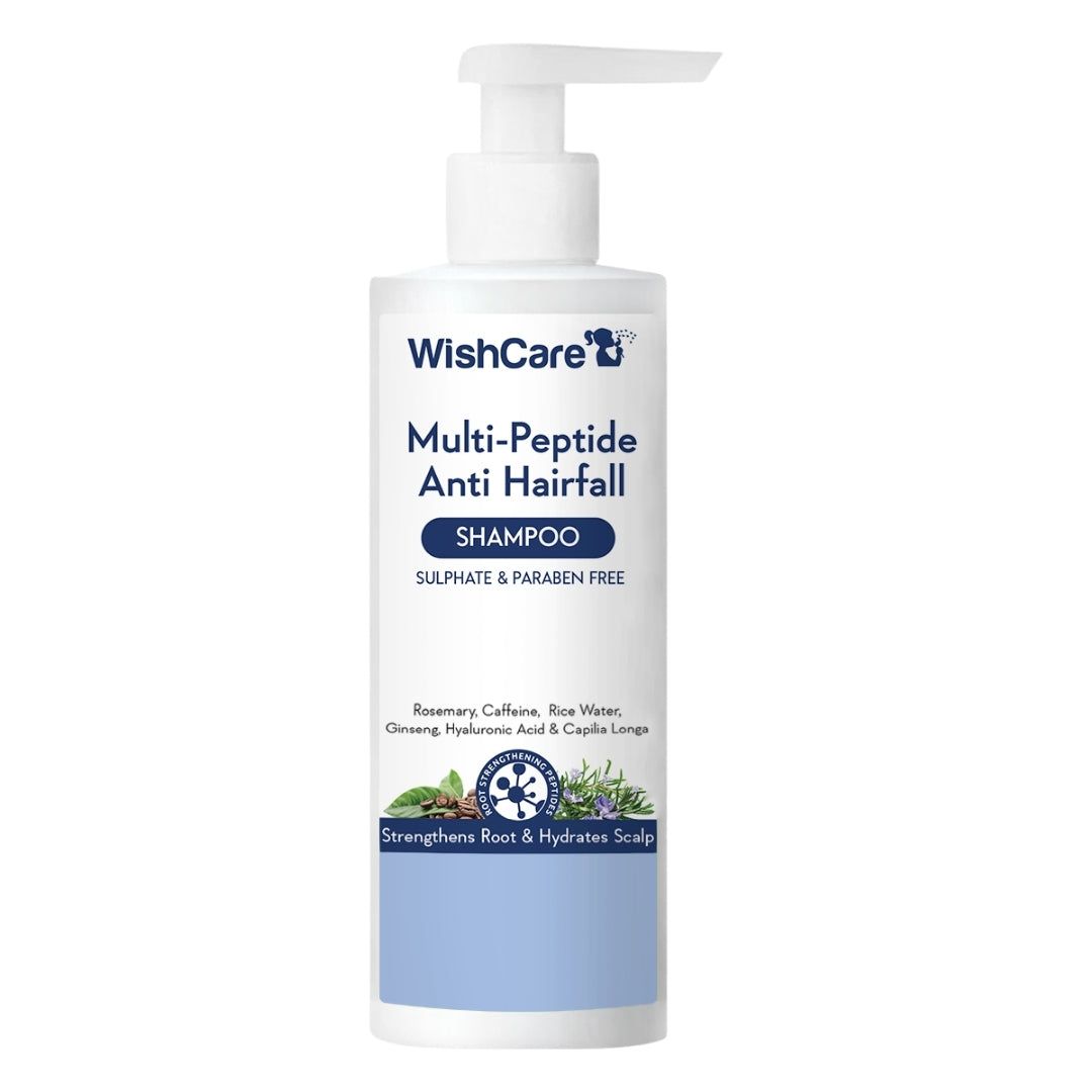 wishcare multi peptide anti hair fall shampoo