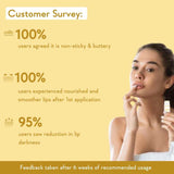 customers feedback after using ceramide lip balm