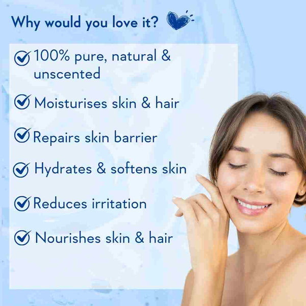 picture describing benefits of glycerin for face skin