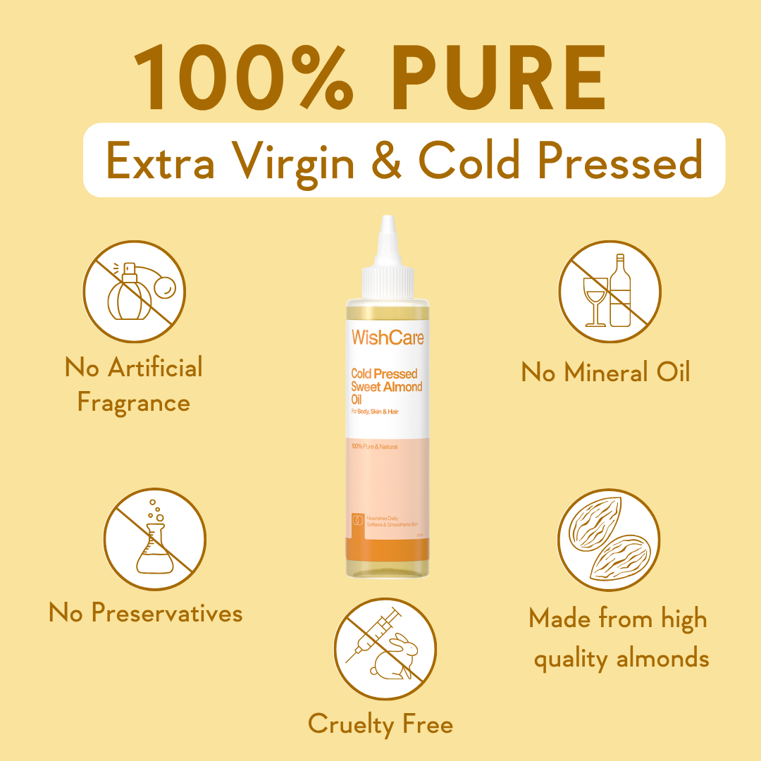 Cold Pressed Sweet Almond Oil - 200ml