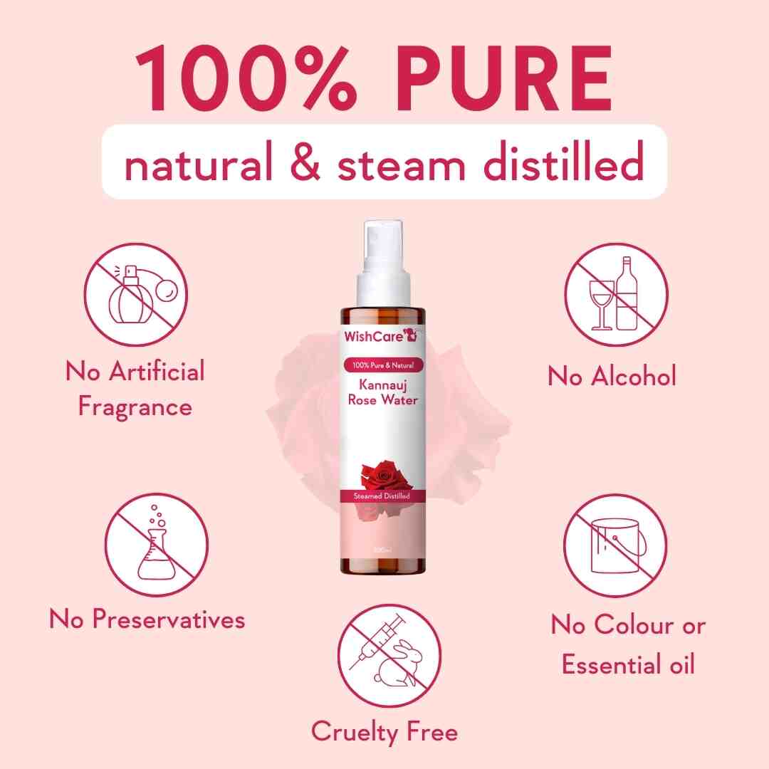 specifications of the pure rose water