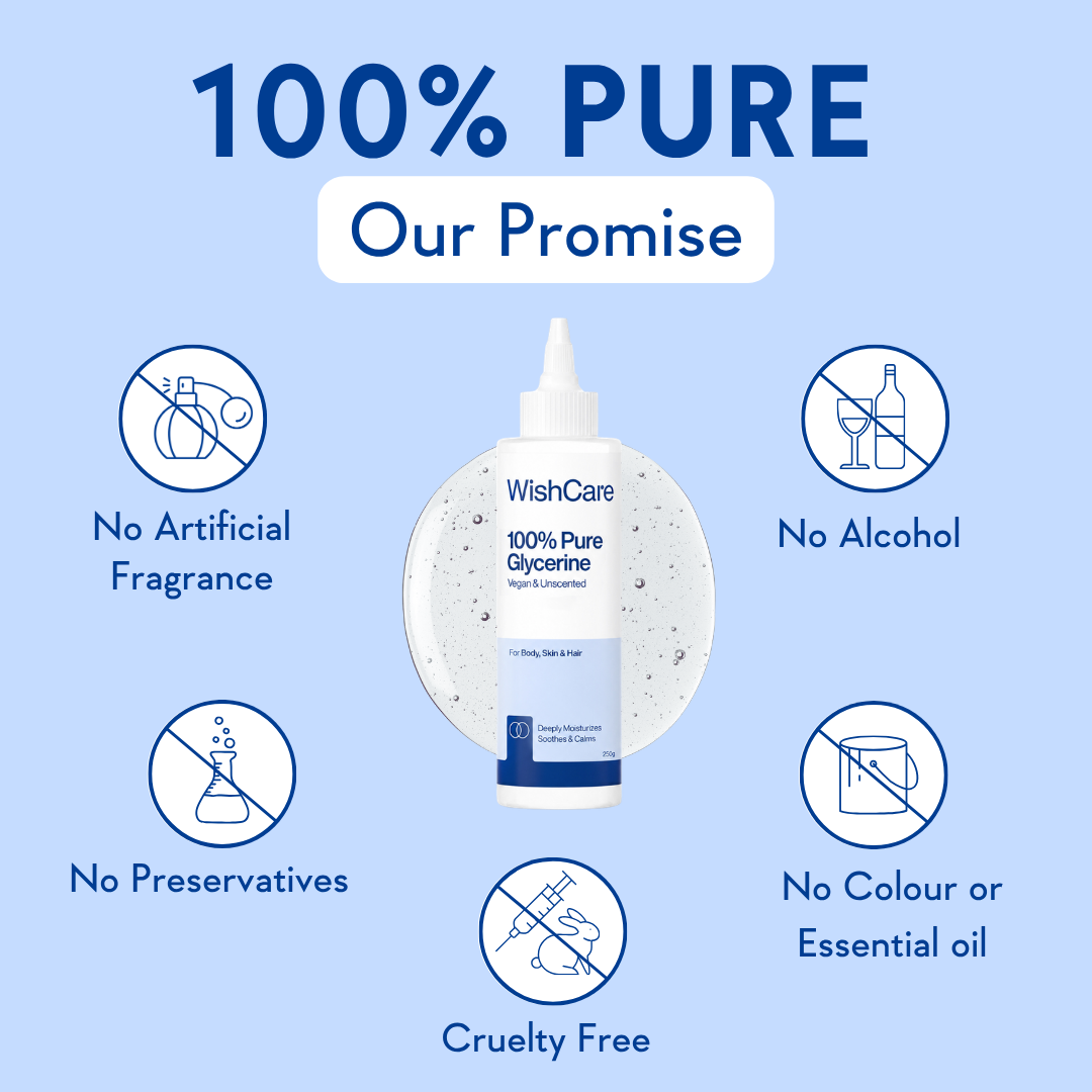Pure & Unscented Vegetable Glycerine - 250 gms