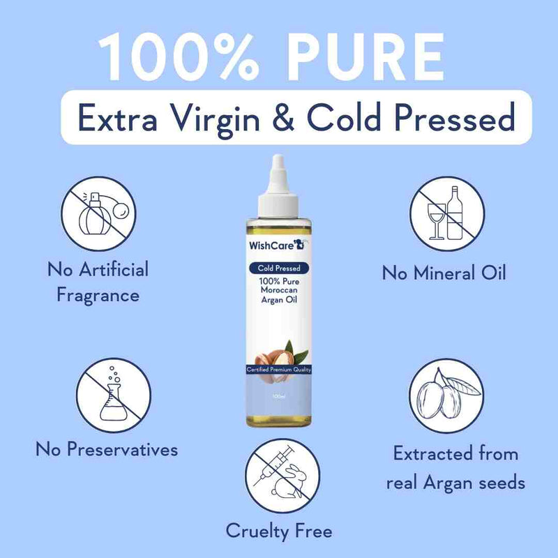 pure extra virgin and cold pressed best argan oil for hair
