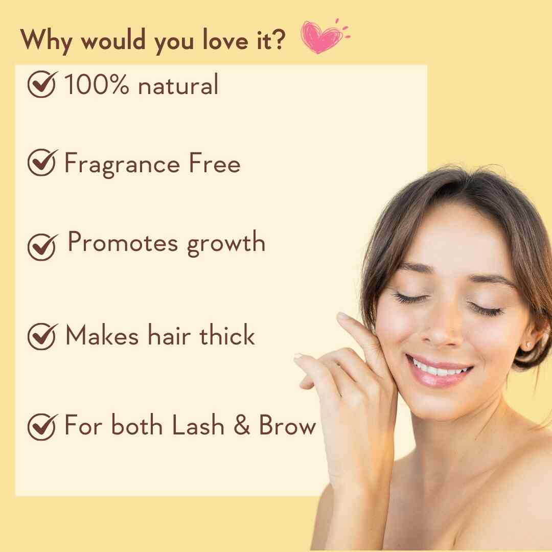 picture describing why eyebrow eyelash growth serum is beneficial to use