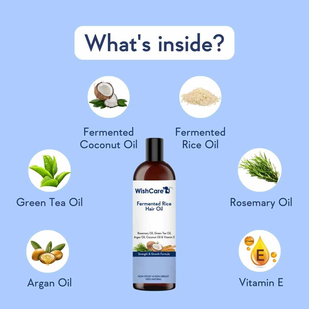 important ingredients of rice hair oil