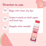 how to easily apply spf lip balm