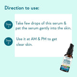 direction to use niacinamide serum to prevent acne and acne marks