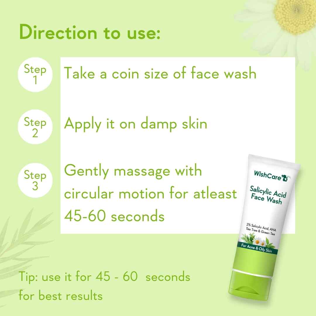 how to use salicylic acid face wash for open pores