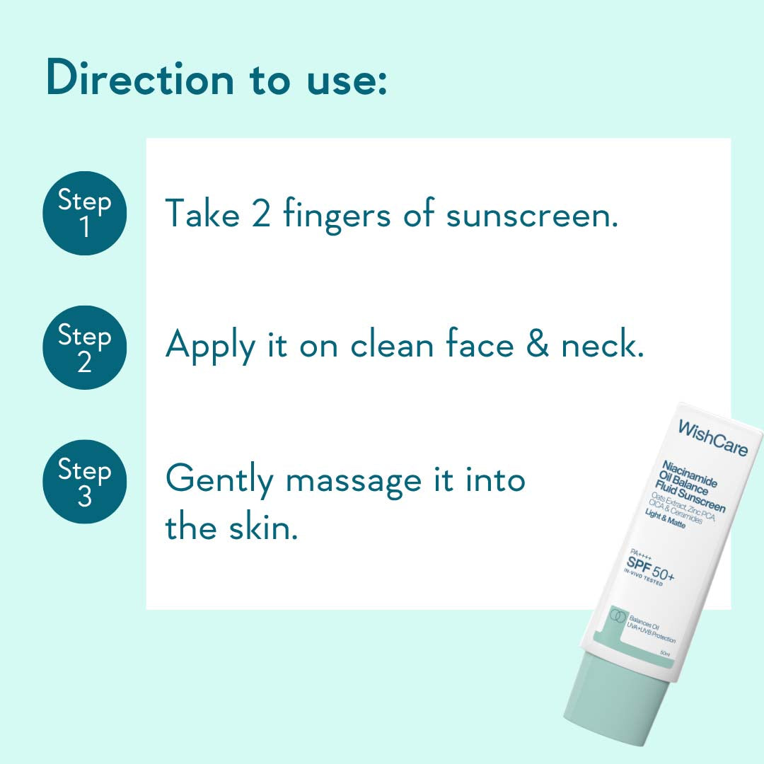 Niacinamide Oil Balance Fluid Sunscreen | SPF50 PA++++
