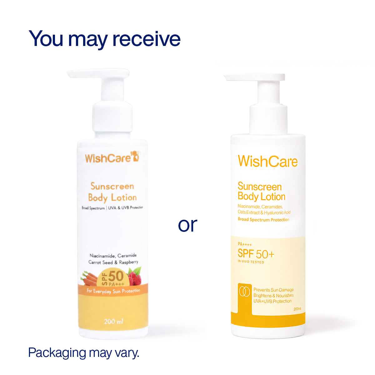 SPF 50 Sunscreen Body Lotion PA+++