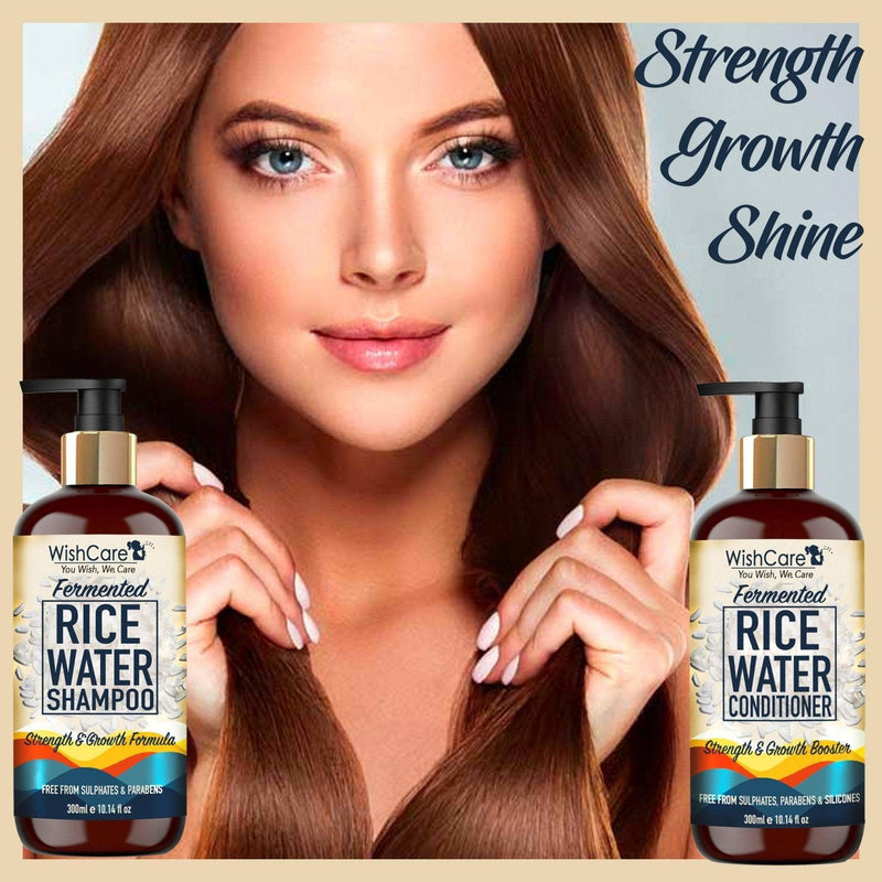 Fermented Rice Water Hair Combo - Strength & Growth Formula - For All Hair Types - WishCare - wishcare-fermented-rice-water-hair-combo-strength-growth-formula-for-all-hair-types - __tab1:how-
