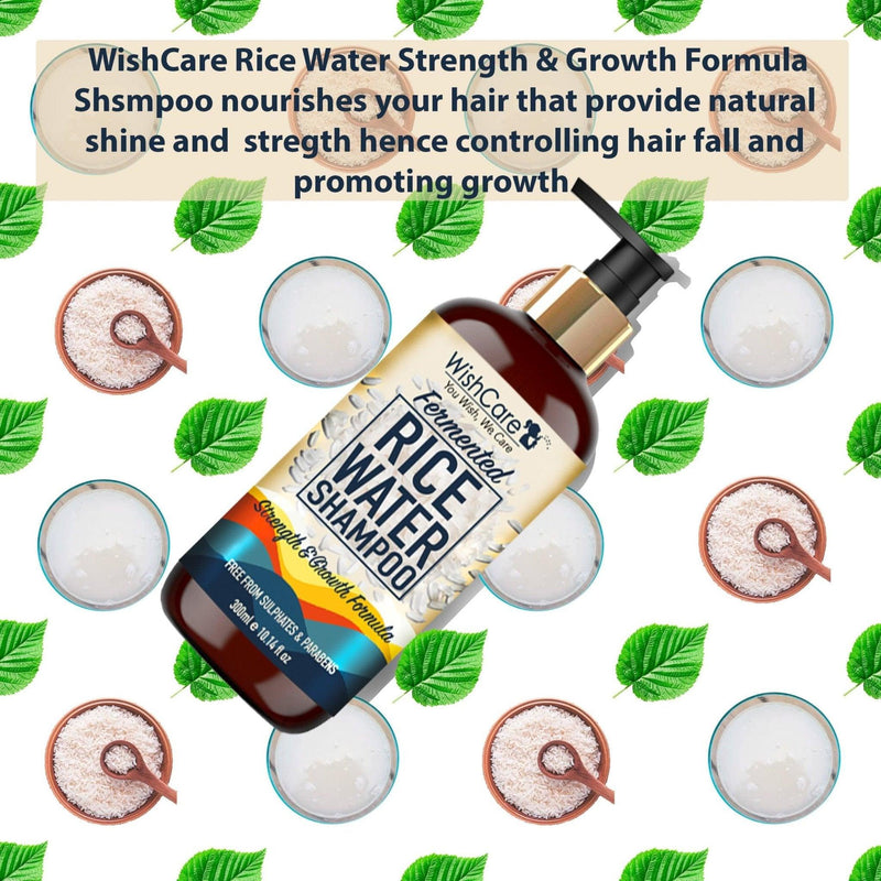 Fermented Rice Water Ultimate Hair Combo - Strength & Growth Formula - For All Hair Types - WishCare - fermented-rice-water-ultimate-gift-pack-strength-growth-formula-for-all-hair-types - __t