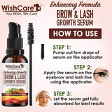 Ultimate Eye Care Combo - Under Eye Cream & Brow-Lash Growth Serum - WishCare - ultimate-eye-care-combo-under-eye-cream-brow-lash-growth-serum - Combo, eye, Featured, Skin
